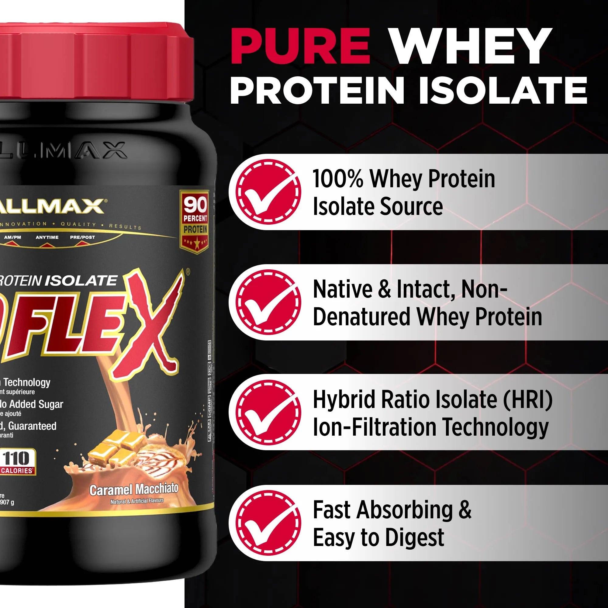 Isoflex: 100% Pure Whey Protein Isolate Powder