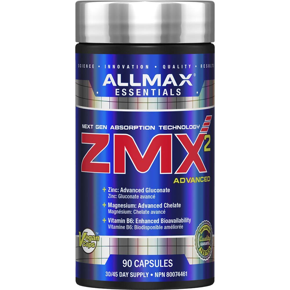 ZMX by ALLMAX Nutrition in 90ct Size. 