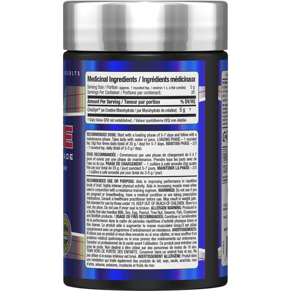 Creatine by ALLMAX Nutrition in 100g Size. SFP
