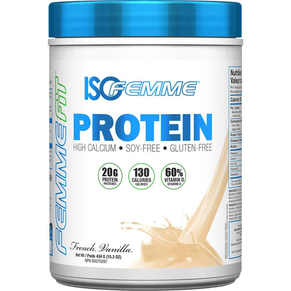 Isofemme by ALLMAX Nutrition in Vanilla Flavour and 434g Size.