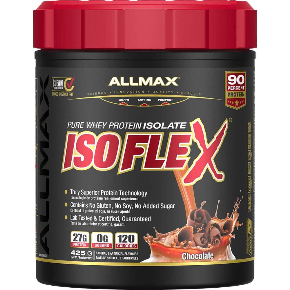 Isoflex: Whey Isolate Protein Powder allmaxnutrition 426 g Chocolate 